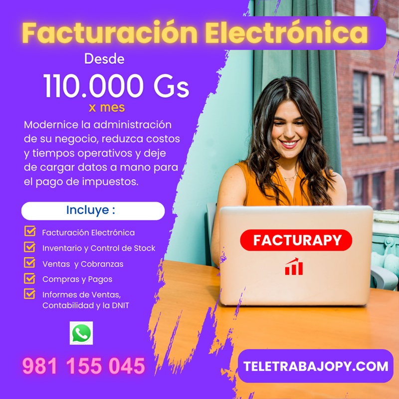 Factura Electrónica TeleTrabajoPy.com
